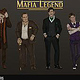 Character Design und Illustration – Spielercharaktere: Mafiosi