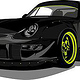 Car illustration – Porsche Rauhwelt