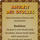 Unterstützungskarte: „Amulett des Stolzes“