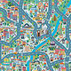 Illustration und Design eines „Metropolis München“-Spielteppichs