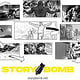 Auszüge aus diversen Storyboards der letzten Jahre. Vorranging für TV + Film