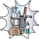 Illustration für Glasreinigungsunternehmen