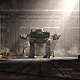 XBlaster – Hangar: Hangar-Szene aus dem Werbevideo zum Spiel XBlaster