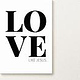 Postkarten Design Muenchen, LOVE LIKE JESUS