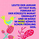 Fast schon Frühling // Vektorillustration