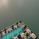 Rooftop pool Architektur 3D Visualisierung