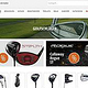 Fairway Golf Website, Screenshot Golfschläger