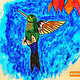 Septembird 23 – Tag 2 – Vogel:Puff-legged Hummingbird (Kolibri)