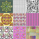 Muster Design, Pattern, Vektor Grafik