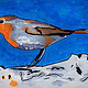 Septembird 23 – Tag 10 – Vogel:European Robin (Rotkehlchen).