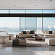 Innenvisualisierung: Penthouse in Los Angeles