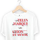 T-Shirt Design basierend auf einer Textzeile aus dem Song „Marquee Moon“ der Band Television