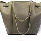 M21016212039 PANTO Lederhandtasche AGAPE Olive