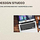 Beige Simple Art and Design Online Portfolio