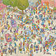 Mobile Zombies. Kunde:Athesia Verlag. Wimmelbild Puzzle