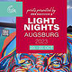 Augsburg, Festival of Lights Augsburg, light nights augsburg, Kunst im öffentlichen Raum, Kunstinstallation, Kunstwerke, neon,