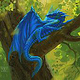 Blauer Drache