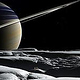 Saturn und Tethys