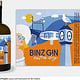 BINZ / Etikettgestaltung, Illustration, Logo