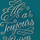 Flourish Lettering Visual