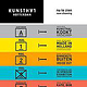 Kunsthal Rotterdam Signage System – Poster with reference to signage in space / exhibition spaces