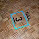 Kunsthal Rotterdam Signage System – Floor Signage / Wayfinding System element