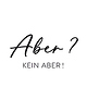 Postkarte „aber“