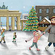 Winter am Brandenburger Tor