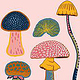 „Mushroom Mood“, Musterkollektion