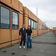 Tina Bunyaprasit and Werner Aisslinger at Tegel Airport.