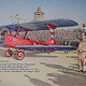 Ernst Udet mit Flamingo in Los Angeles-National Air Races / Buntstifte auf Malkarton