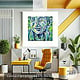 wallart pop art contemporary art gallery paintings handmade carographic by Carolyn Mielke