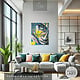 wallart pop art contemporary art gallery paintings handmade carographic by Carolyn Mielke