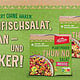 Hawesta. Packaging-Design für die veganen Thun-No Salate.