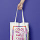 Print Design – Colourful Girls Club – Tote Mockup