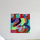 People Rug 85×75cm, acrylic whool