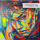 Porträt Malerei Pop Art von carographic by Carolyn Mielke