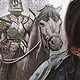 Knight Parade in Foggy Woods (^^Personal Work)