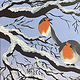 Jahreszeiten & Rotkehlchen (Winter)