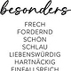Karte „besonders“