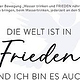 Karte „Frieden“