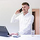 motivierter Vertriebsmitarbeiter