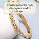 Gold Plated Rings for Wife