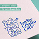 Corporate Design für Lucky Crypto Cats – illustratives Brand Design