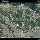 Ergebnis 50 × 60 großes Bild – Mosaik von 156 in Form von 10 × 15 cm Abzügen vorliegende, vom Flugzeug aufgenommene überlappend