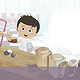 Kinderbuchillustration Not for me,please! I choose to act green