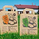 Illustratives Packaging Design für 4 Kartoffel-Tragetaschen // Kunde: Ruasshammer Hof