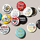 pinback buttons – kunde: missellipirellishop