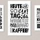 lettering postkartenserie – kunde: edition gollong
