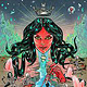 „Goddess Tiamat“, digital illustration, Photoshop + Cintiq, 2022, 50 × 65 cm